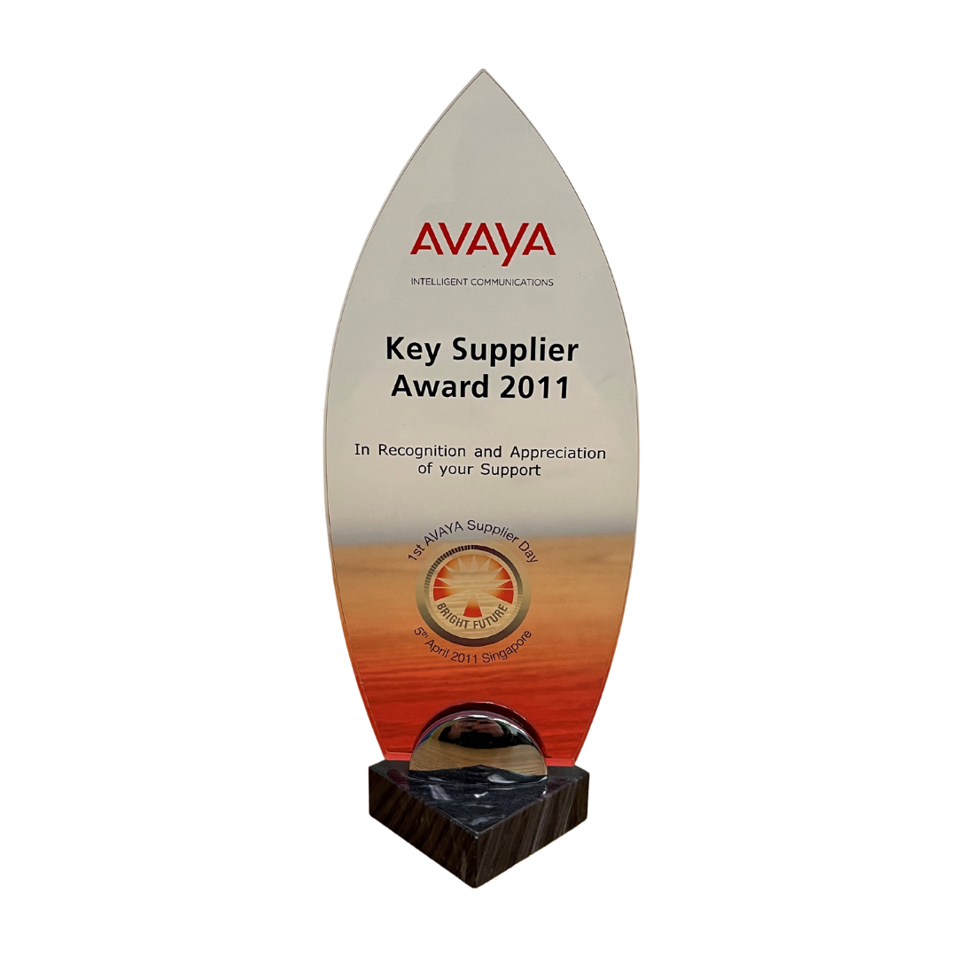 2011 Avaya Key Supplier Award