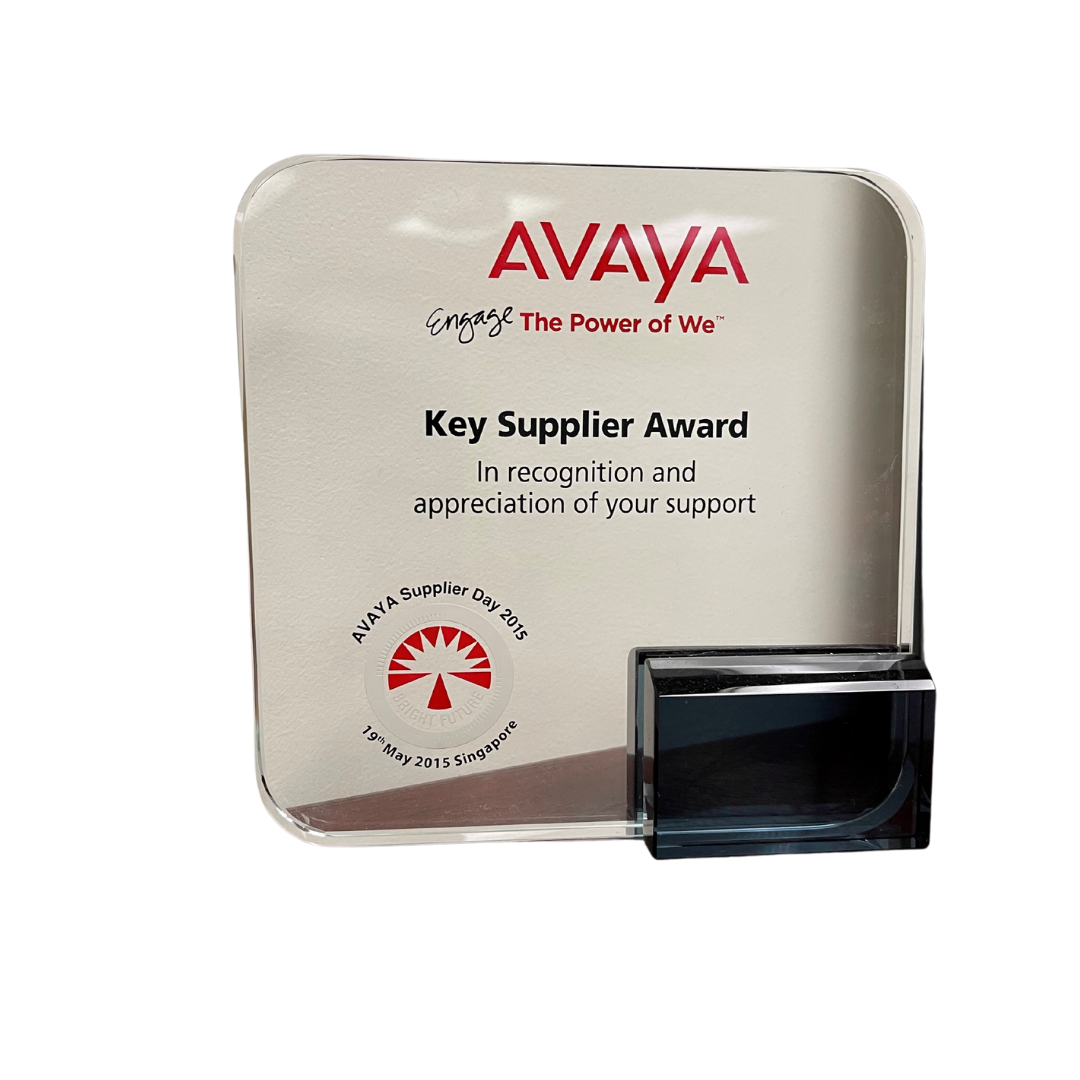 2015 Avaya Key Supplier Award