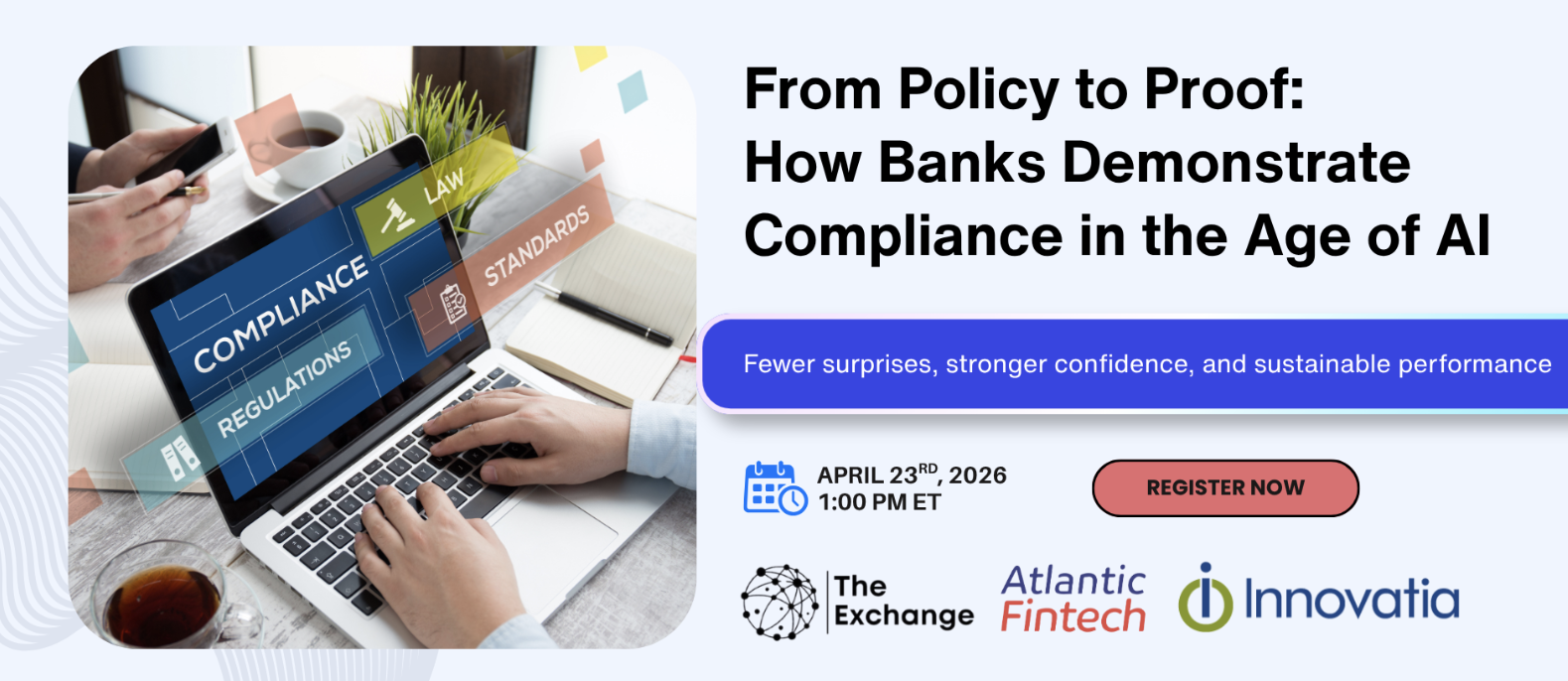 The Exchange Webinar Banner - From Policy to Proof